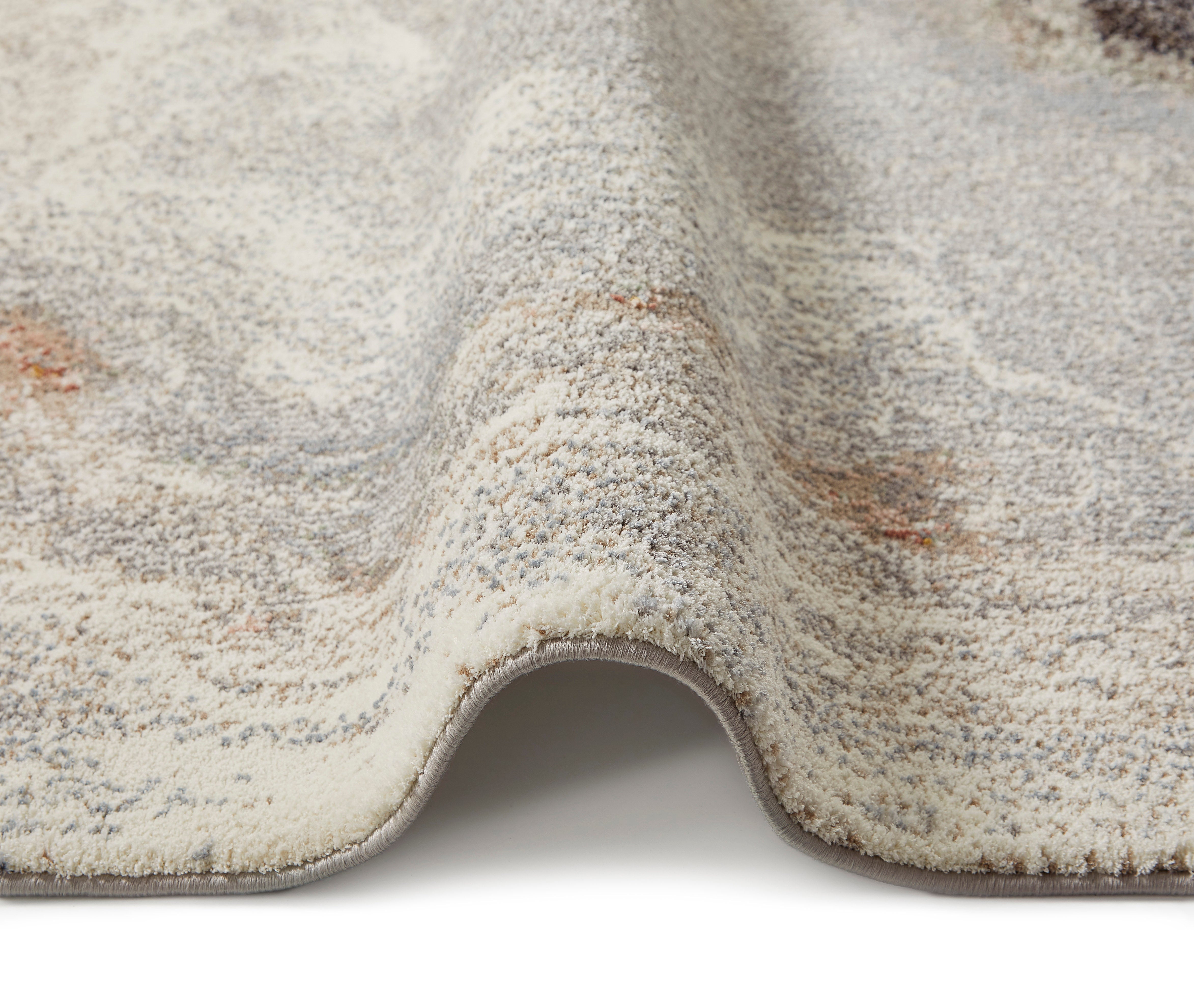 Concept Looms Amara AMA101 Ivory Grey Taupe Large Rectangle Rug